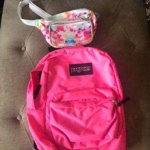Jansport Backpack & Fanny Pack